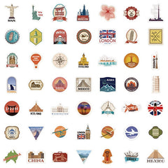 100pcs Waterproof Vinyl Stickers for Car Motorcycle Laptop