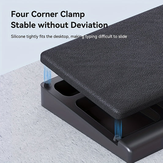 Keyboard Palm Rest Bracket with Desk Divider Box