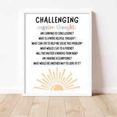 School Counselor Office Decor Growth Mindset Poster Anxiety Relief