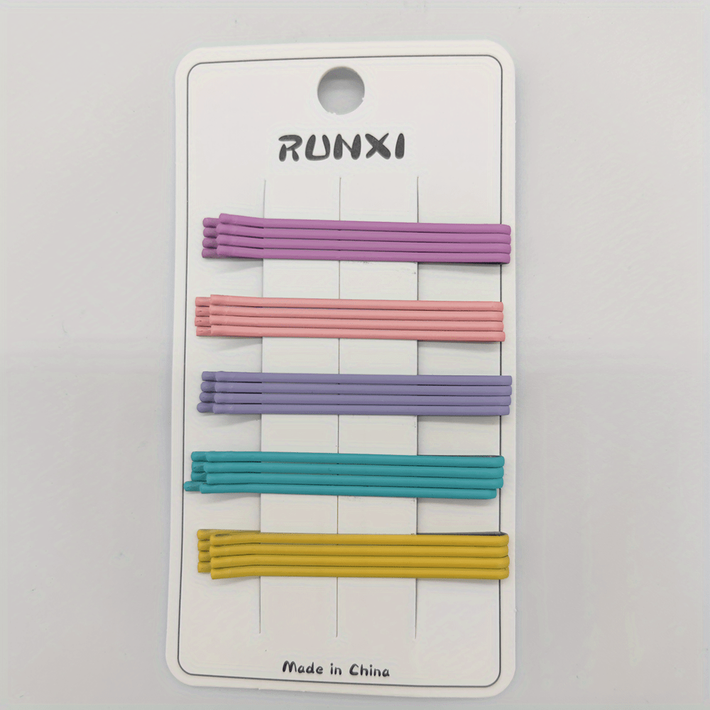 Solid Bobby Pin Side Clip Non slip Bangs Clip