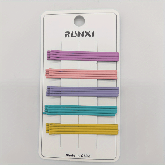 Solid Bobby Pin Side Clip Non slip Bangs Clip