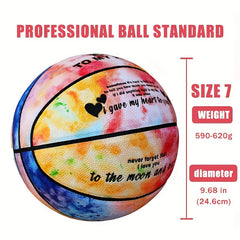 Standard Size 7 Basketball For Indoor And Outdoor With Pump