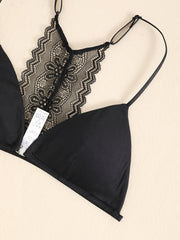 Front Buckle Lace Bra Removable Pads Beauty Back Lingerie