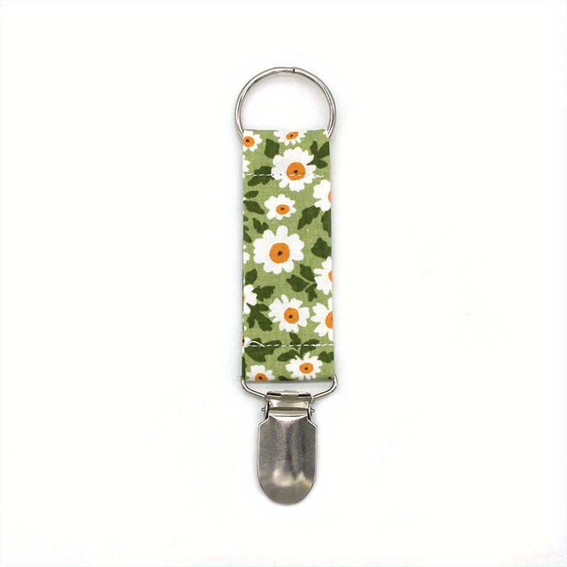 Printed Fabric Hat Hanger Outdoor Travel Bag Clip Lightweight Portable