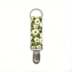 Printed Fabric Hat Hanger Outdoor Travel Bag Clip Lightweight Portable