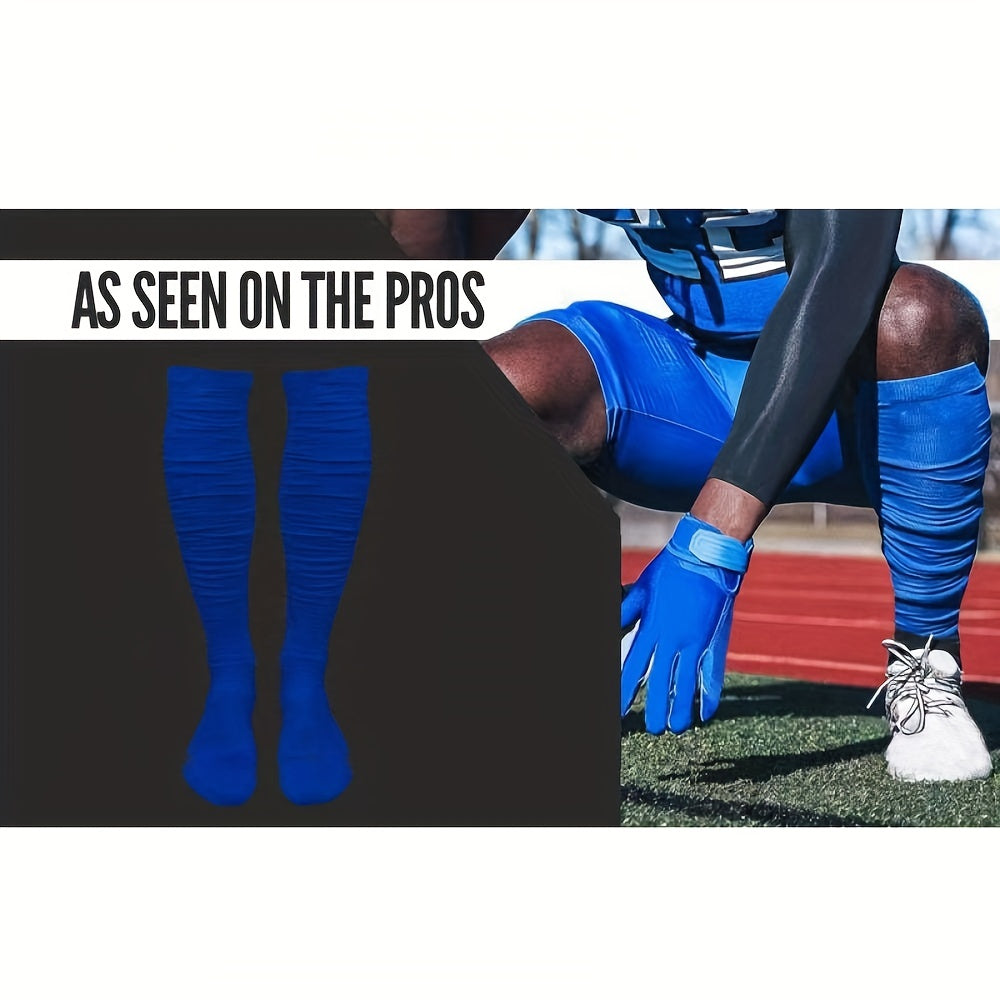 Compression Solid Football Socks For Men