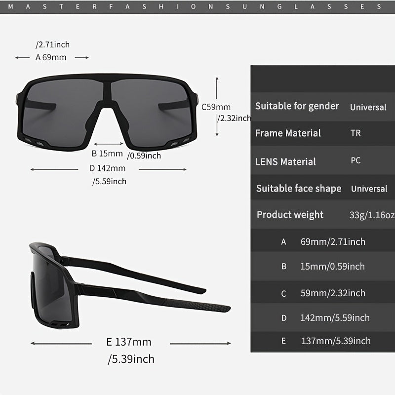 Men's Cycling Sunglasses Anti-UV Sports Glasses RZ1414