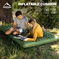 Double Inflatable Mattress Outdoor Sleeping Pad Ultralight Tent Travel Cushion