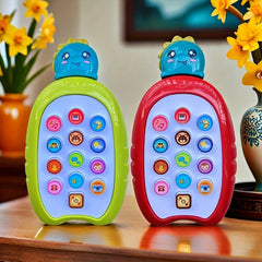Dinosaur Music Phone Toy Touchscreen Lullabies Numbers Animals Fruit