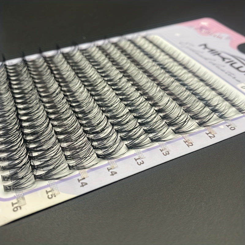 200Pcs 30D 9-16mm D Curling Cluster Individual Lashes Lash Extensions