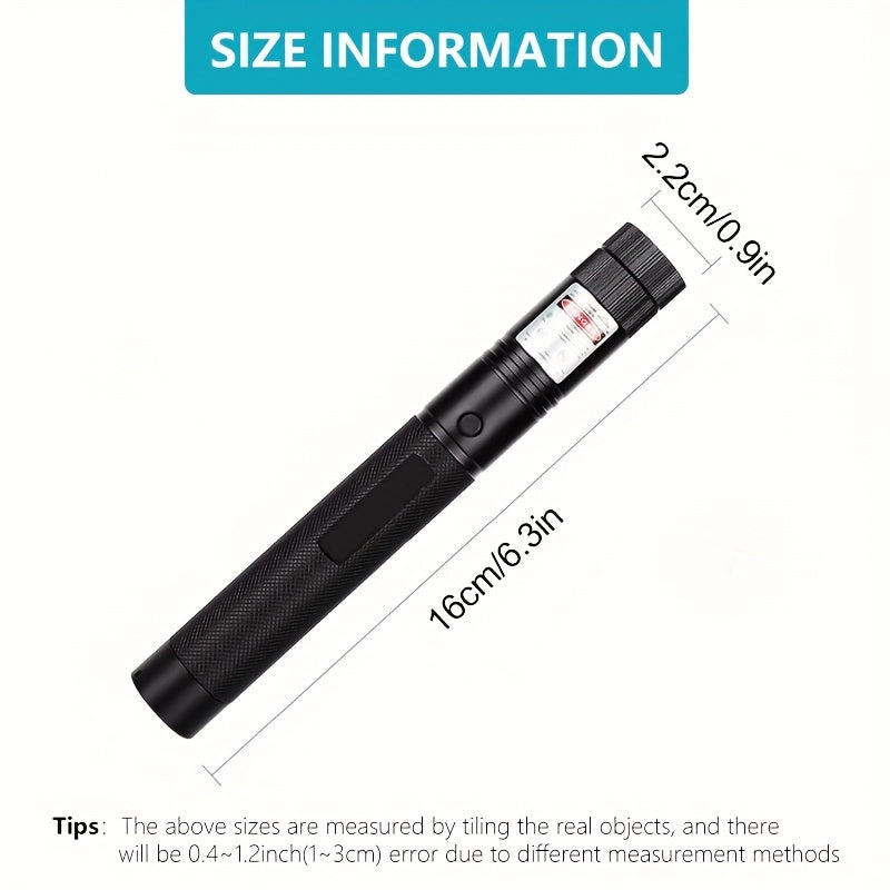 TAG Lightweight Waterproof Green Laser Pen with USB Charging LED Light