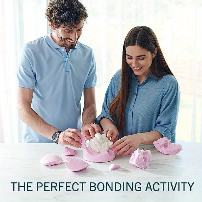 Cloning Powder Couple 3D Hand & Foot Model Baby Toddler Making Material Gift