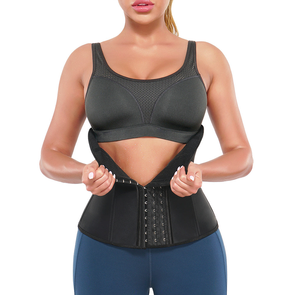 Latex Waist Trainer Belt Tummy Control Hourglass Waist Cincher