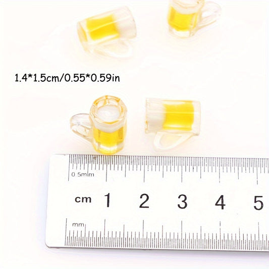 5pcs 1:12 Mini Dollhouse Beer Cup Model Pocket Accessories Scene Toy