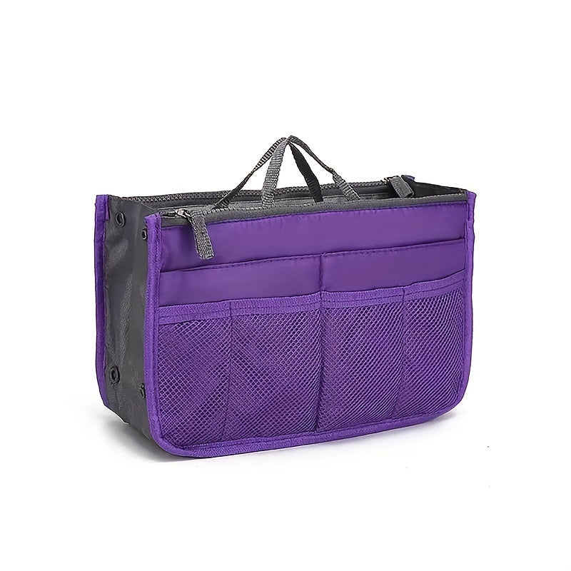 Double Folding Storage Bag With Inner Bag Large Capacity Handbag