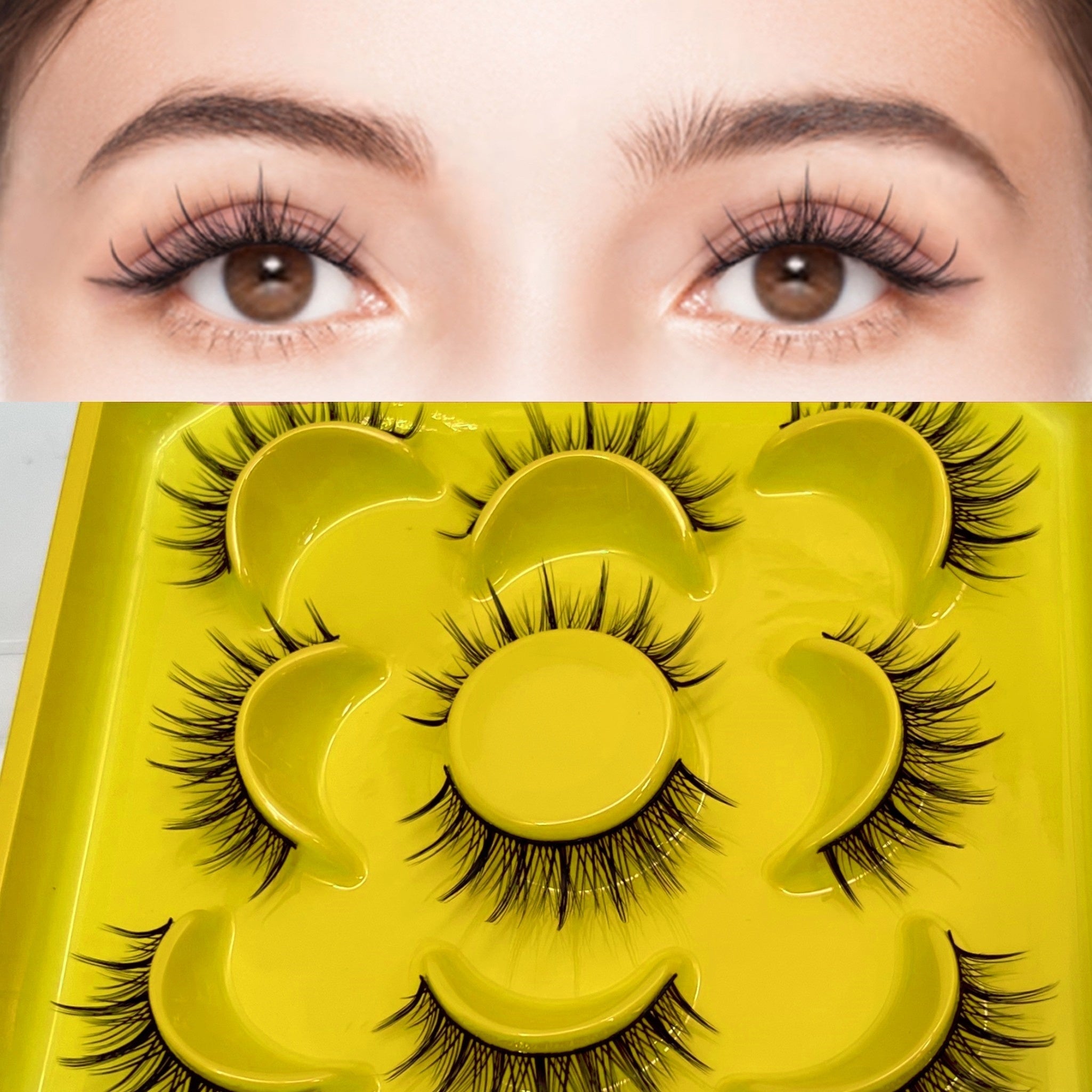 5 Pairs Mink Natural Fluffy 3D Short False Eyelashes