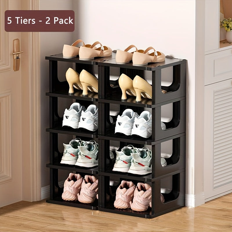 1pc Layer Shoe Rack Shoe Storage Stand Space Saving Shelf Organizer