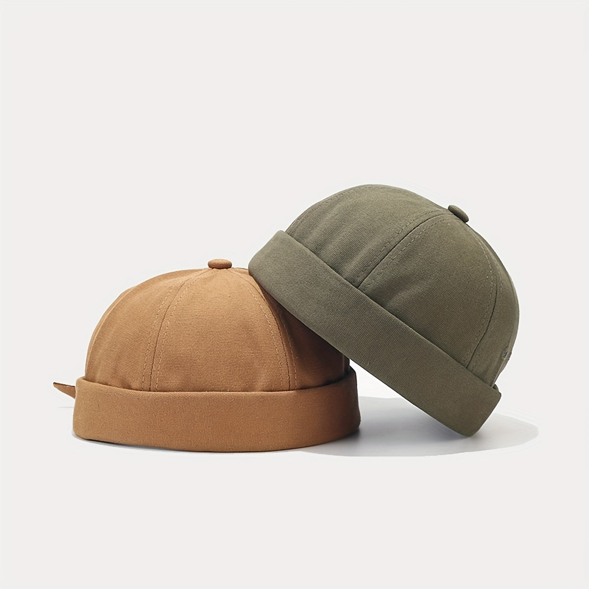 Literary Retro Melon Hat - Solid Street Hip Hop Land Master
