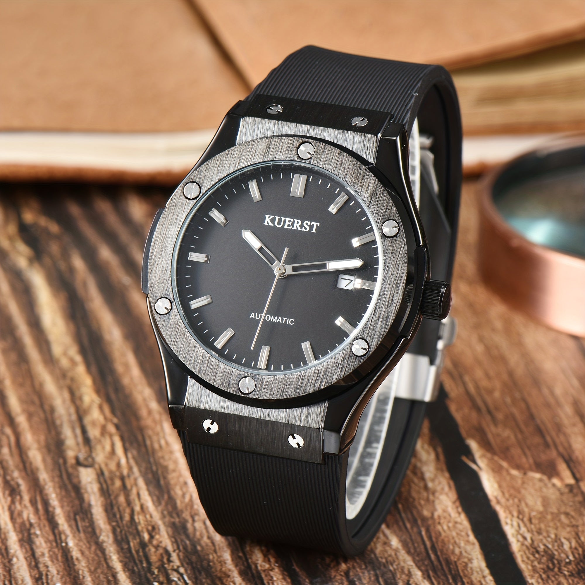 Teenager Watch Automatic Mechanical Pointer Luminous Calendar Watch