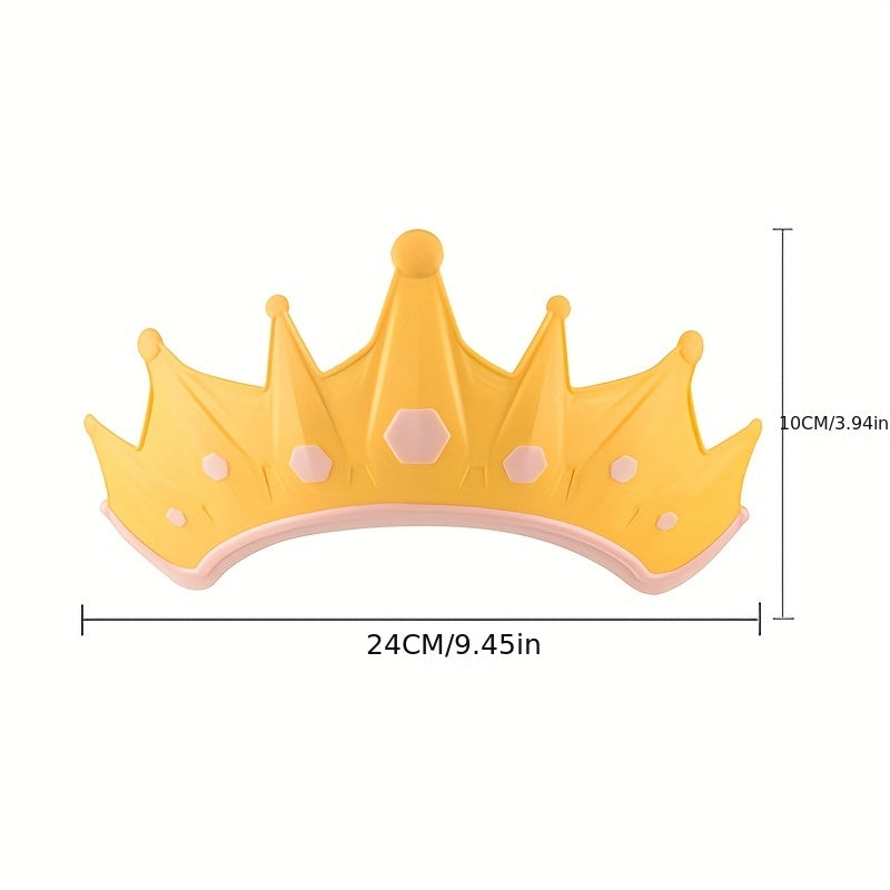 Soft Waterproof Crown Bath Shower Hat