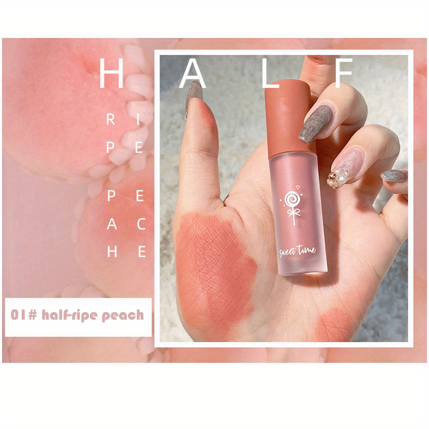 Velvet Matte Liquid Blush Set - Cherry Peach Tea Nude