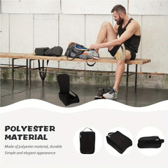 Golf Shoes Storage Bag Zippered Portable Outdoor Sports
