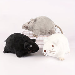 7in Realistic Mini Rat Plush Toy, Soft Mice Stuffed Animal