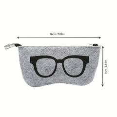 Zipper Cloth Glasses Bag Sunglasses Eyewear Accessories Men Women