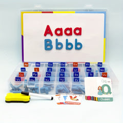 55-Piece Spelling Tool Set for Kids: Uppercase & Lowercase Letters