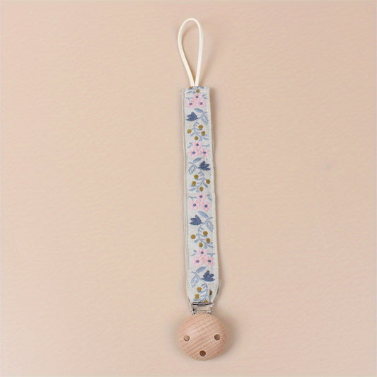 Baby Pure Cotton Pacifier Clip - BPA Free Teether Chain