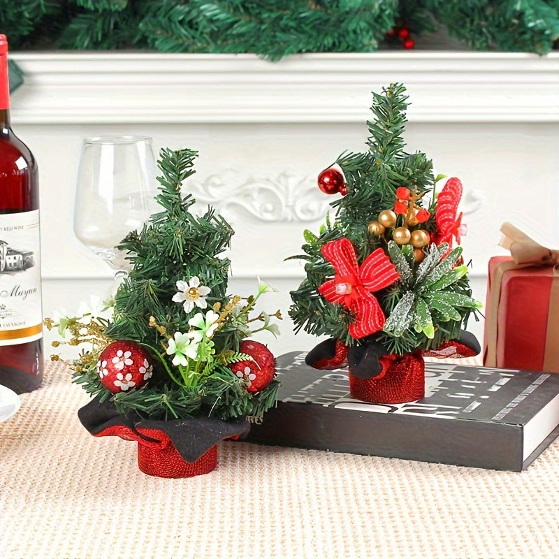 Desktop Mini Christmas Tree Decoration Christmas Ornaments
