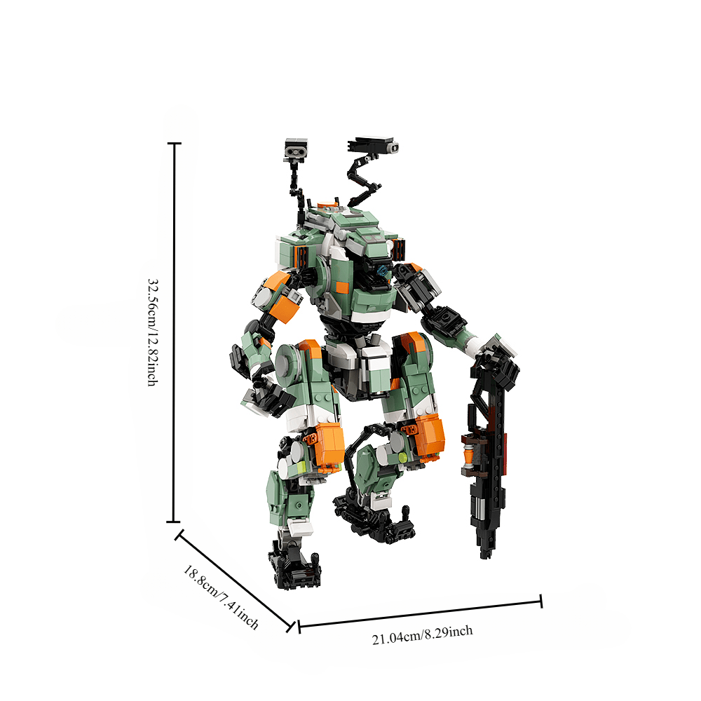 1061pcs Mecha Robot Block Toy Set - Build Your Own Mech