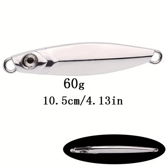 Metal Jigs Hard Bait Fishing Lures for Saltwater 60g 80g 100g
