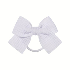 15pcs Random Bow Hair Tie Hair Bands Ponytail Holders for Baby Girls