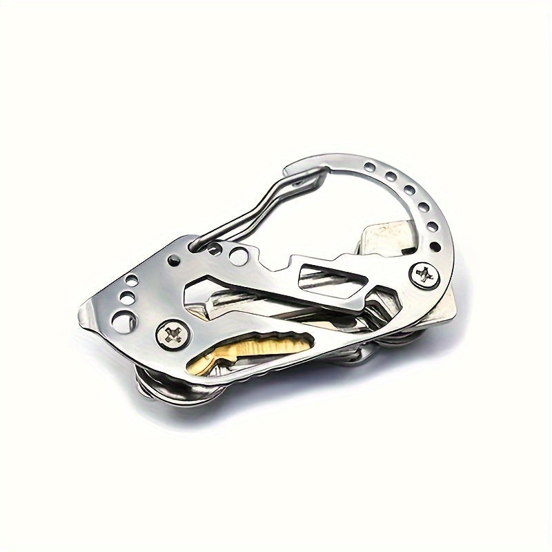 Stainless Steel Mini Tool Keychain Screwdriver Wrench