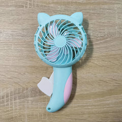 Portable Cartoon Handheld Fan, 3 Colors