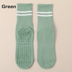Non slip Yoga Socks Striped Silicone Dance Socks Breathable
