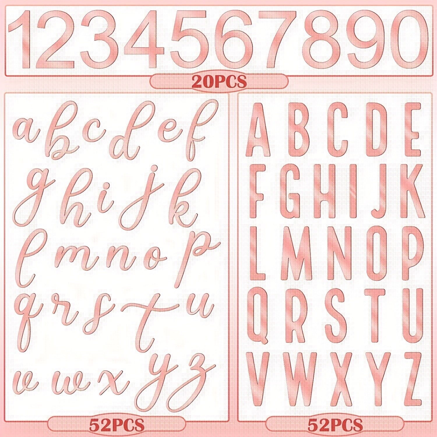 Acrylic Number Alphabet Cake Topper 0 9 Numbers A Letter Name Cupcake Toppers