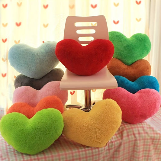 Soft Love Plush Throw Pillows Heart Shaped Toys Birthday Christmas