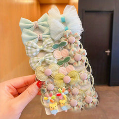 20pcs Girls Cartoon Hair Ties Set Holiday Gift