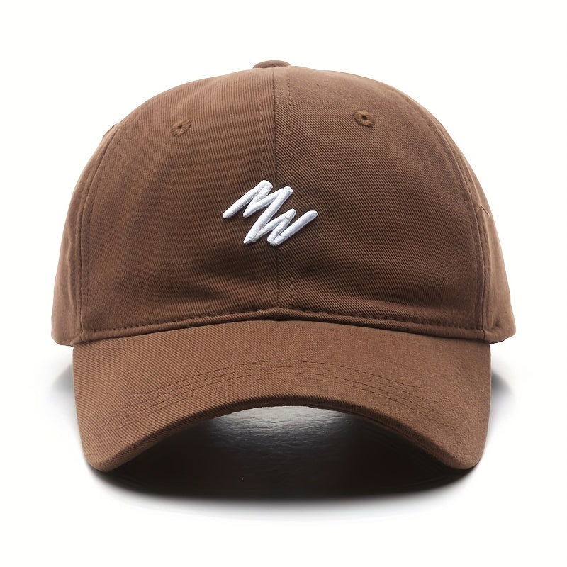 Embroidered Duck Tongue Cap Outdoor Sun Hat Baseball Cap