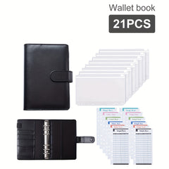 Budget Binder with 8 Zipper Pouches 12 Budget Sheets