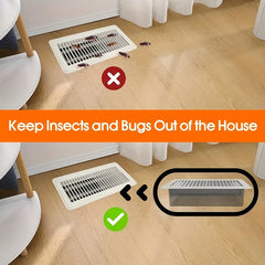 Floor Vent Filter Vent Slot Net Pocket Dust Collection Mesh Bag