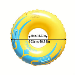 Ultra Thick Inflatable Water Slide Ring Swimming Ring