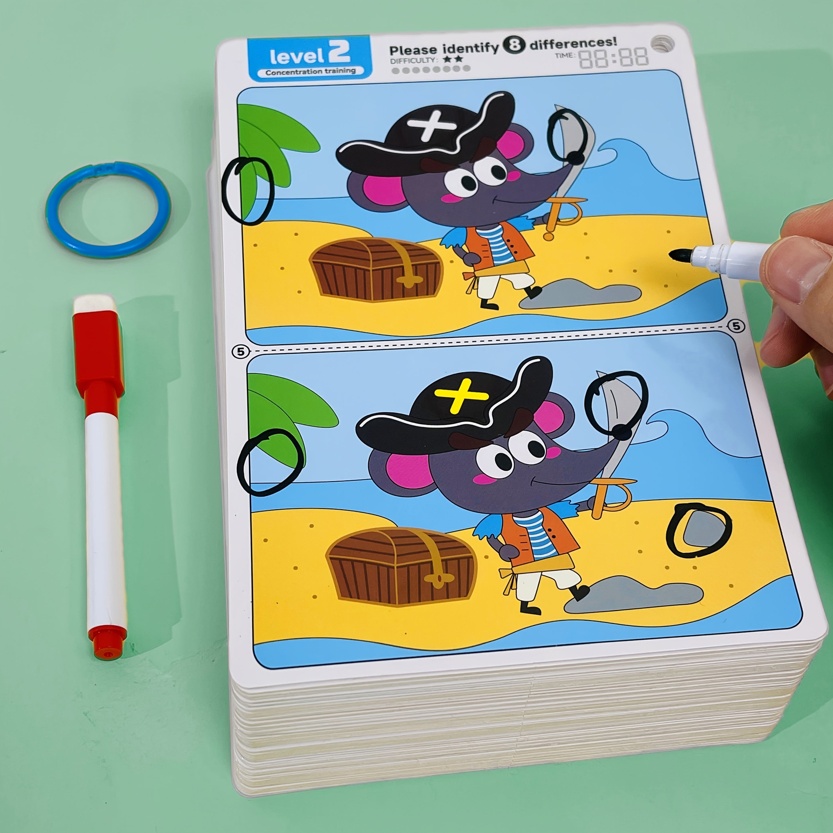 What's Missing Thinking Game Cards - Family Party Board Game - Ages 3+