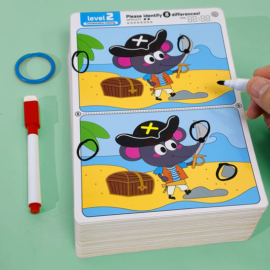 What's Missing Thinking Game Cards - Family Party Board Game - Ages 3+