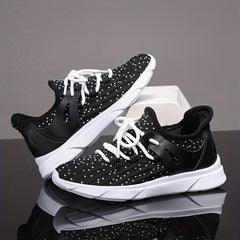 Boy's Breathable Non Slip Sneakers Lace Up Soft Sole Shoes