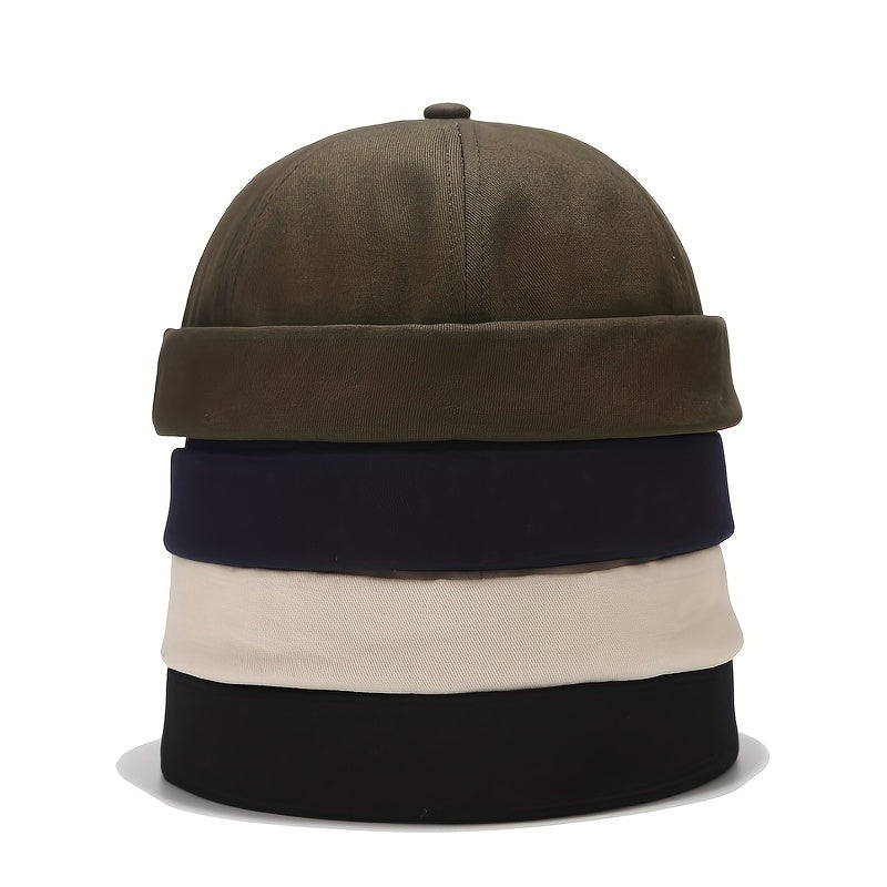 Vintage Hip hop Hat Unisex Melon Skin Street Cap for Spring Summer