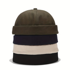 Vintage Hip hop Hat Unisex Melon Skin Street Cap for Spring Summer