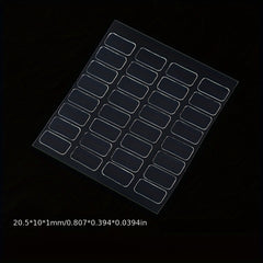 200pcs Transparent Non Marking Double Sided Tape Blind Box Foot Pad